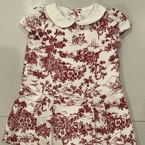 Janie and Jack Toile Dropwaist Dress - size 12-28m
